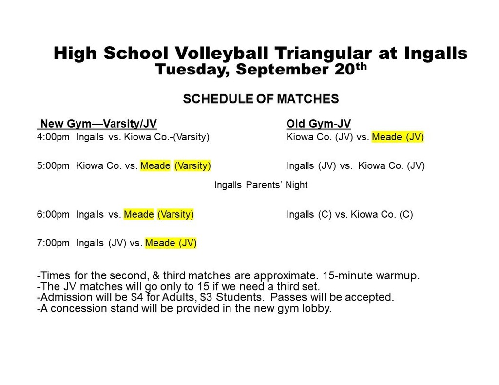 MHS VB @ Ingalls